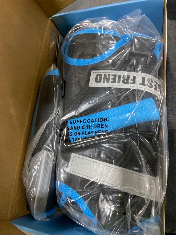 Photo 1 of Lafoty Dog Lift Harness for Large Male Dogs, 2-in-1 Detachable Support Harness, Full Body Carrying with 4 Handles, Dog Sling for Large Dogs Hind Leg Support(Black, X-Large)