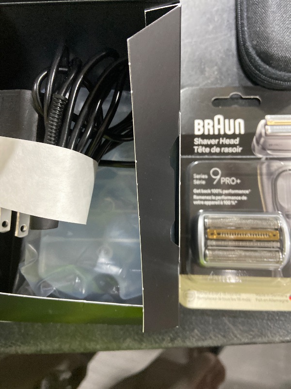 Photo 1 of Braun Series 9 PRO+ Electric Shaver, Pro SensoAdapt, 6in1 SmartCare Center, Wet & Dry Razor, 9660CCPS, Black