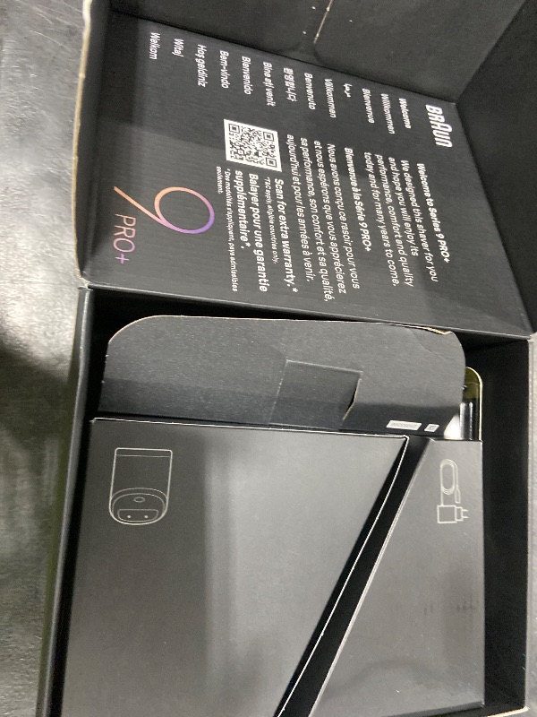 Photo 1 of Braun Series 9 PRO+ Electric Shaver, Pro SensoAdapt, 6in1 SmartCare Center, Wet & Dry Razor, 9660CCPS, Black