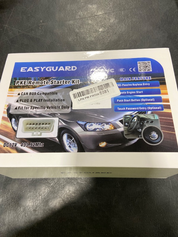 Photo 1 of EASYGUARD EC211PP-MI-BM2-BB CAN Bus PKE Passive keyless Entry Remote Starter fit for BMW MINI Cooper, Clubman & Countryman F54 F55 F56 F57 F60 15-22 with Automatic Transmission