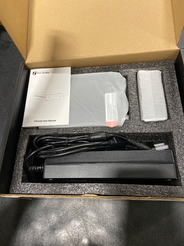 Photo 1 of Fosi Audio Two V3 Mono Power Amplifier 240W Class D AMP with TPA3255 Chip, RCA/XLR Balanced Inputs, 48V/10A Power, for Home Audio Speakers & Home Theater