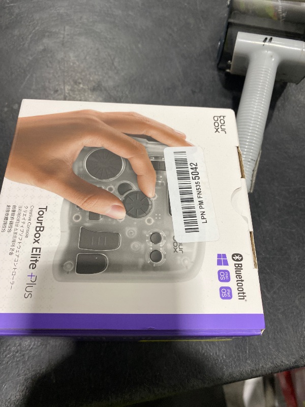 Photo 1 of TOUR BOX Elite Plus - iPad Drawing Bluetooth Controller, Video Editing Photo Color Grading Speed Editor, Programmable Creative Console Keyboard for DaVinci Procreate Adobe Softwares and More