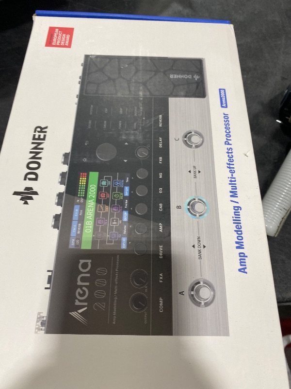 Photo 1 of Donner Arena 2000 Guitar Multi-Effects Pedal with 278 Effects, 100 IRs, Looper, Drum Machine, Amp Modeling, XLR and MIDI Support