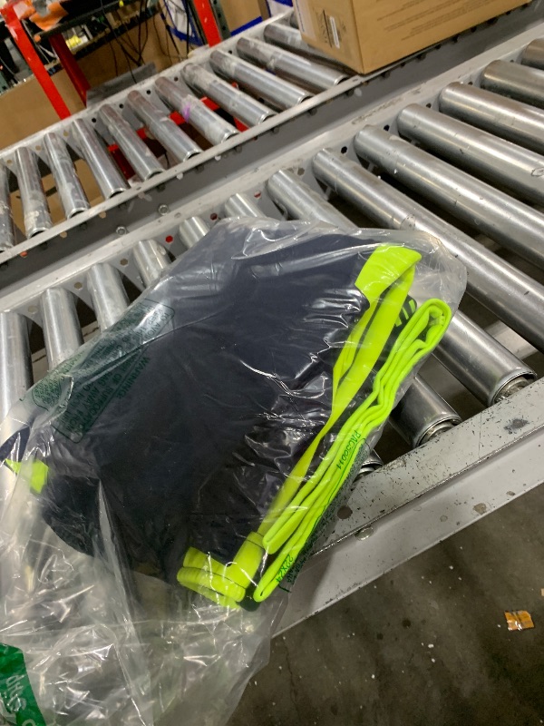 Photo 1 of TBMPOY Men's Fleece Lined Tracksuits Sweatsuits 2 Piece Sets Winter Jogging Track Sweat Suits Thermal Casual Outfits Navy/Fluorescent Green XL