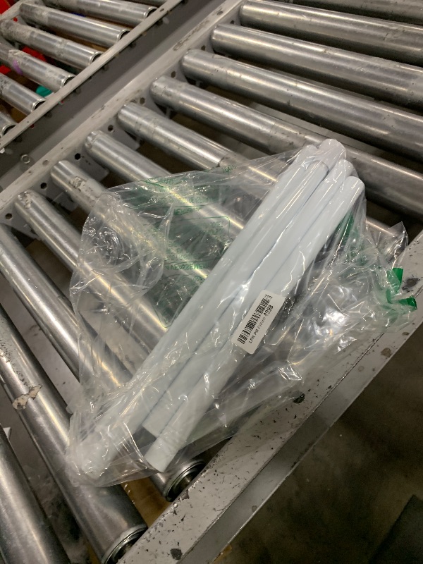 Photo 1 of MEXAU Shower Curtain Rod 42-73 Inch White Shower Rod 7/8" Tension Curtain Rod Adjustable Curtain Rods No Drilling Shower Tension Rod Shower Curtain Tension Rod for Bathroom Windows Doorways