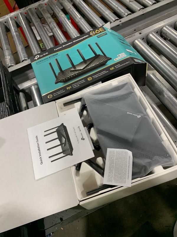 Photo 1 of TP-Link AXE5400 Tri-Band WiFi 6E Router (Archer AXE75), 2025 PCMag Editors' Choice, Gigabit Internet for Gaming & Streaming, New 6GHz Band, 160MHz, OneMesh, Quad-Core CPU, VPN & WPA3 Security