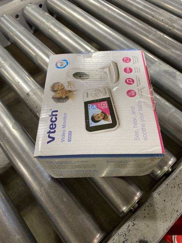 Photo 1 of VTech VM819 Baby Monitor with Camera and Audio, 2.8” Screen Portable Baby Camera, Night Vision, 2-Way Audio, Temperature Sensor and Lullabies, Secure Transmission No WiFi, Ideal for Baby/Elderly/Pet