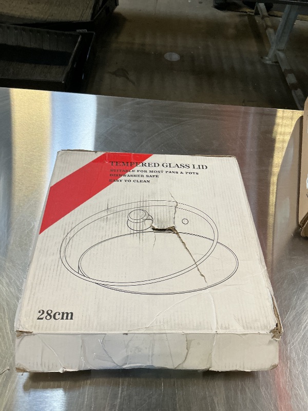 Photo 1 of 11 inch Tempered Glass Lid for Pots, Frying Pans and Skillets, Replacement Cover with Stainless Steel Knob Handle, Dishwasher Safe