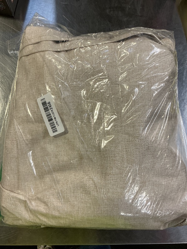 Photo 1 of 100% Blackout Shield Linen Blackout Curtains for Bedroom 96 Inches Long, Back Tab/Rod Pocket Living Room Drapes, Thermal Insulated Blackout Curtains 2 Panels Set, 50" W x 96" L,Cream