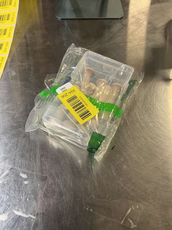 Photo 1 of 10 Pieces Wooden Shaker Peg Screw-on Pegs 3.62 Inch Long Unfinished Wood Shaker Racks for Hanging Clothes Hats Towel and More DIY Paint Color (Wood Color)