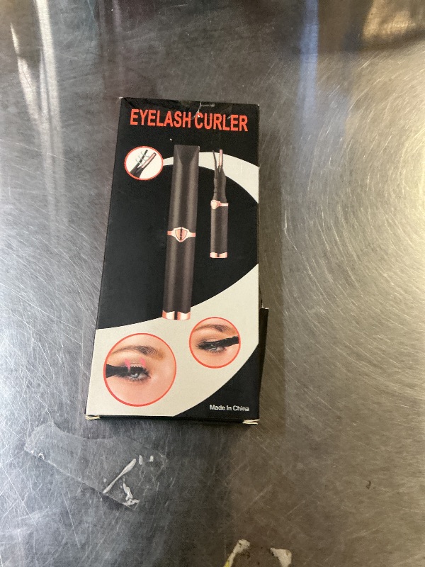 Photo 1 of 1set Heated Eyelash Curler Mini USB Eye Lash Electric Eyelash Curler Makeup Portable Eyelash Holder Electric Eyelash Tool Beauty Tools Abs Charge