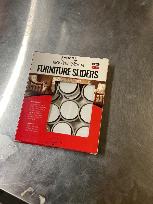 Photo 1 of 1-1/4" Furniture Sliders for Carpet & Hardwood Floors, 24PCS Furniture Pads for Quickly and Easily Move Any Item and Protect The Floor