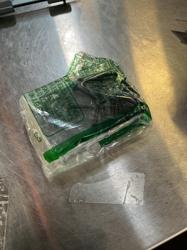 Photo 1 of #8 X 1 Pan Head Self Drilling Screws, Phillips Drive Self Tapping Sheet Metal Tek Screws, Black Oxide 410 Stainless Steel, 100 PCS