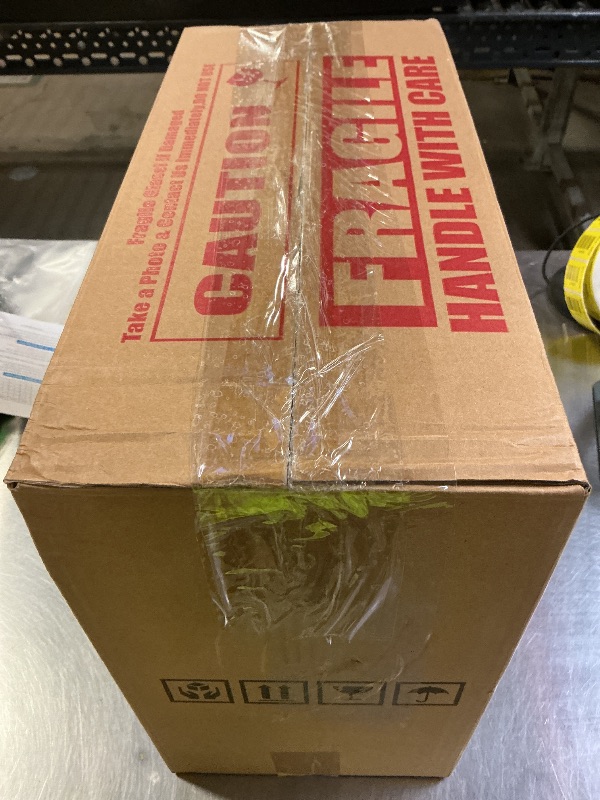 Photo 1 of 1.5 Gallon 2 PACK Glass Drink dispenser, Beverage Dispenser With Wood Stand, Lemonade Dispenser with Airtight Valve and Stainless Steel Spigot,Drink Dispenser for Parties