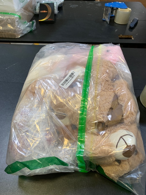 Photo 1 of Libima 5 Pack 14" Bears Stuffed Animals with Voice Recorder Set 30 Seconds Voice Sound Recorder Module Plush Bear Cute Stuffed Animal Plush Toys with Zipper Sound Box Recordable Heart (Colorful)