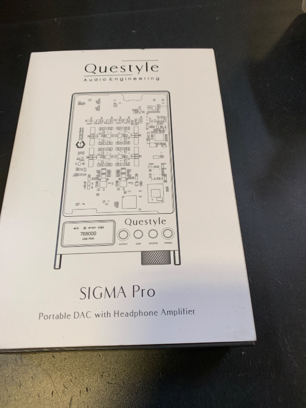 Photo 1 of SIGMA Pro Bluetooth 5.4 MFi Certified Portable DAC with Headphone Amplifier USB DAC AMP with LDAC,aptX Lossless,PCM768/DSD512 6.35mm/4.4mm/3.5mm Output for for Smartphones/PC/ Home Audio(Black)