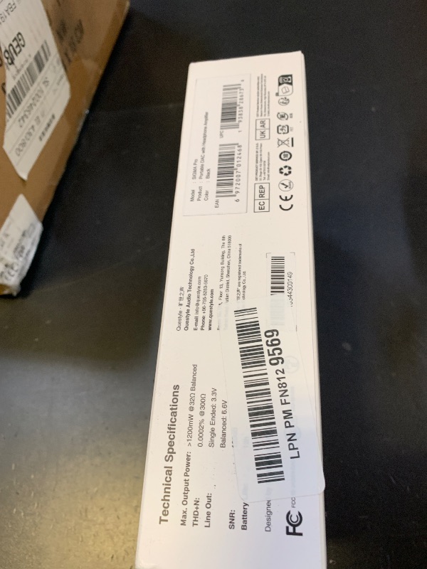 Photo 1 of SIGMA Pro Bluetooth 5.4 MFi Certified Portable DAC with Headphone Amplifier USB DAC AMP with LDAC,aptX Lossless,PCM768/DSD512 6.35mm/4.4mm/3.5mm Output for for Smartphones/PC/ Home Audio(Black)