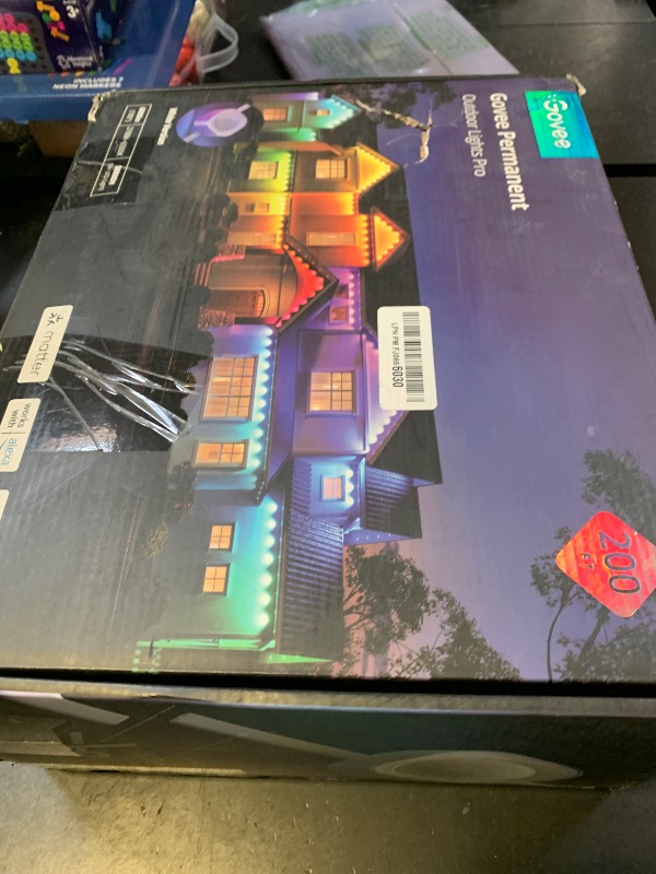 Photo 1 of Govee with 72 LED Lights, IP67 Waterproof, 100 Scene Modes with 40lm White for Outdoor Decorations, Works with Alexa, Google Assistant, White