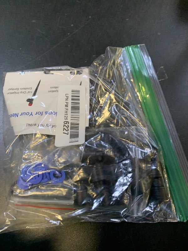 Photo 1 of 10 Pack 1/4" Drip Universal Straights Fitting Connectors, Quick Connect Universal Drip Irrigation Tubing Coupling Valve, Connector Locking Fitting for Sprinkler or Drip Irrigation System