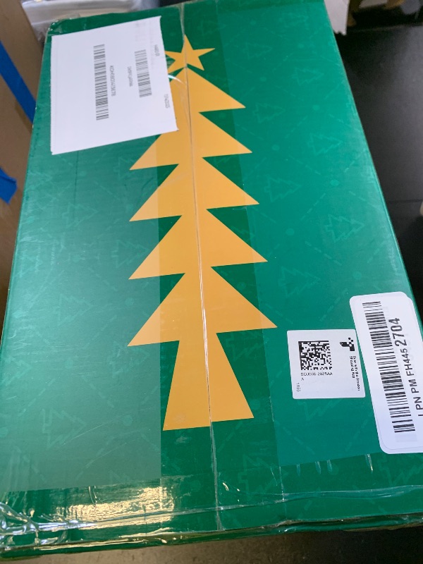 Photo 1 of DG-Direct Musical 360° Rotating Christmas Tree Stand, Anti-tilt Noiseless, Up to 9ft 120 lb Artificial Fits 1.25–2" Tree Poles, Spinning Tree Stand with Remote, Built-in 3 Light Output Ports 800W