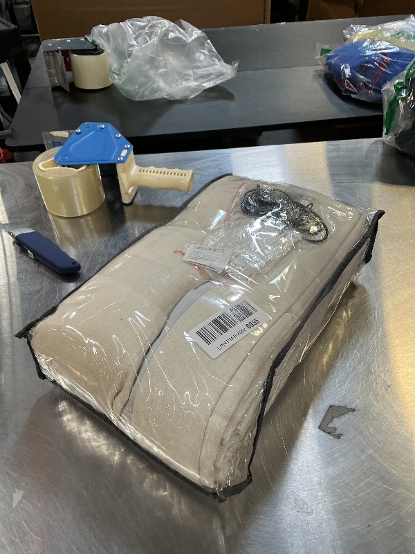 Photo 1 of TWODRAPES Pleated Blackout Linen Curtains 108 Inches Long for Living Room Patio Sliding Door Pinch Pleat Rings Hooks Back Tab 100% Black Out Bedroom Beige Curtains Boho Modern Window Panels Set of 2