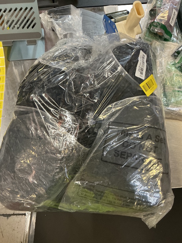 Photo 1 of Realspring 6 Pcs Bean Bag Chairs for Adults Inflatable Chairs with Electric Air Pump,Blow up Couch Folding Portable Inflatable Couch Lazy Sofa for Reading Living Room Camping (Black)