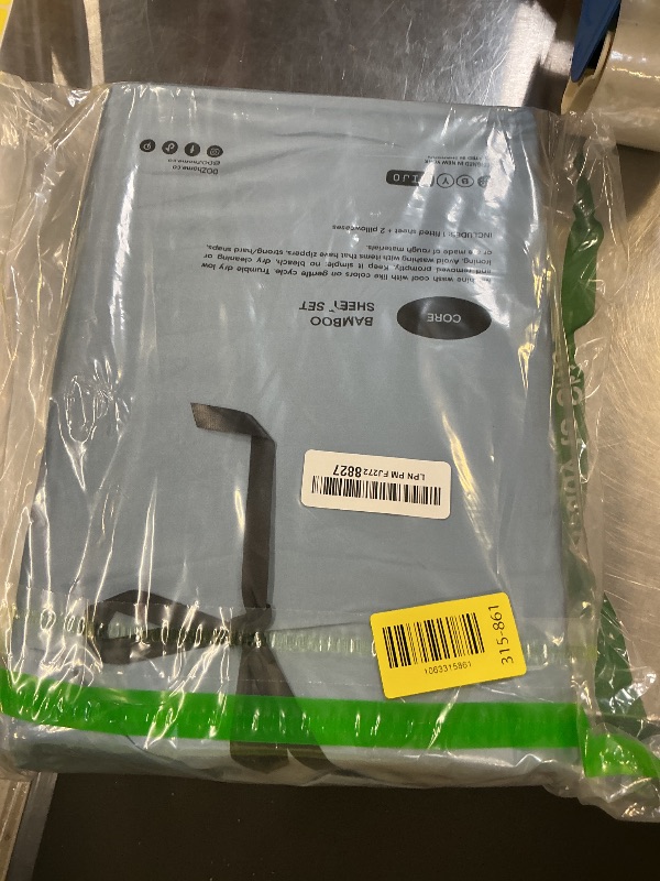 Photo 1 of DOZ Sheet Set, 100% Viscose derived from Bamboo, Organically Grown, Buttery Soft, Cooling Sheets, High GSM, Deep Pockets - 3 Piece - 2 Pillowcases 1 Fitted Sheet (Sky, King)