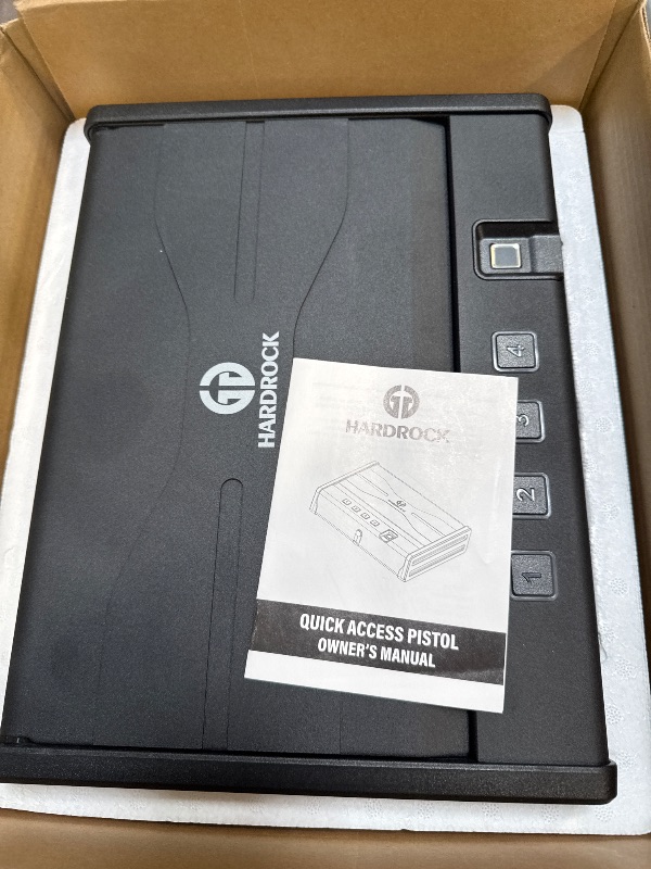 Photo 1 of [ 20% Larger capacity ] Biometric gun safe with fingerprint lock box,Large pistol safes for handgun,nightstand hidden gun storage for bedside,quick access?ammunition storage security box for Home