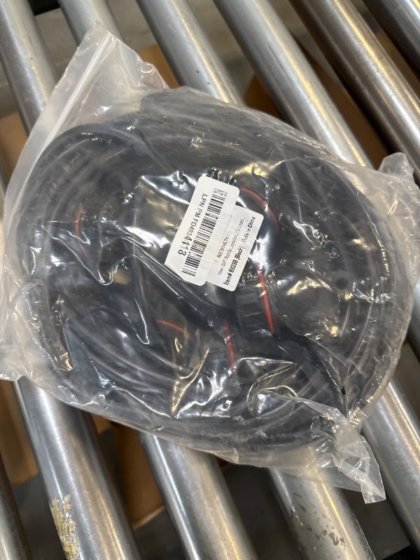 Photo 1 of 50FT Black Outdoor Extension Cord, Evenly Spaced 6 Outlets Plugs with Waterproof Cover, 16/3 SJTW Weatherproof Multiple Outlets Wire for Holiday Light and Halloween Christmas Decoration, ETL Listed