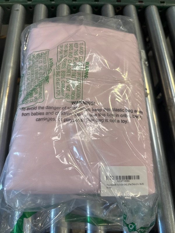 Photo 1 of AbsorbEase® Washable Underpads, 34" x 36" (Pack of 4) - Heavy Absorbency Reusable Incontinence Pads for Kids, Adults, Elderly, Pets - Waterproof Protective Pad for Bed, Couch, Sofa, Furniture, Floor