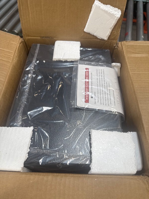 Photo 1 of 1.2 Cuft Home Safes Fire and Waterproof, Anti-Theft Fireproof Safe Box with Digital Keypad, Spare Keys and Removable Shelf, Personal Safe Box for Documents Money Firearm Valuables