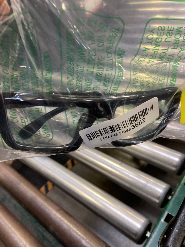 Photo 1 of 4E's Novelty Black Oversized Thick Glasses Clear Lens Non Prescription Square Frame, Fake Huge Fashion Eyeglasses for Vector Velma Costume Adults Women & Men, Halloween Nerd Costume Accessories