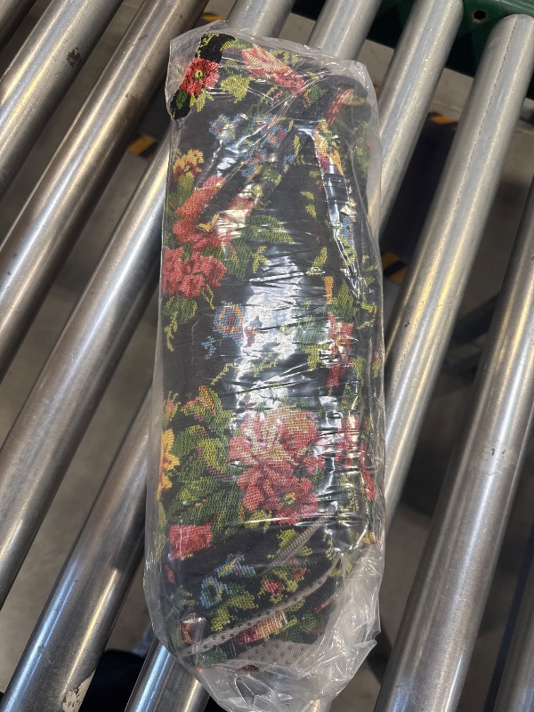 Photo 1 of AAAAAcessories D-Shaped Chair Cushions, 2" Thick Dining Chair Pads with Ties and Removable, Machine-Washable Cover, 17" x 16", Set of2, Night-Blooming Blossoms