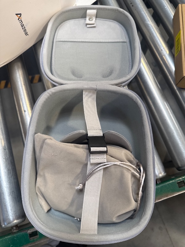 Photo 1 of AMAZEAR 10-in-1 Carrying Case Set for Apple Vision Pro, Practical Accessories Kit for VisionPro VR, with Compact Travel Bag, Battery Holder with Strap, 10ft Cable & Ties, Lens Cover & Wipe, Pouches