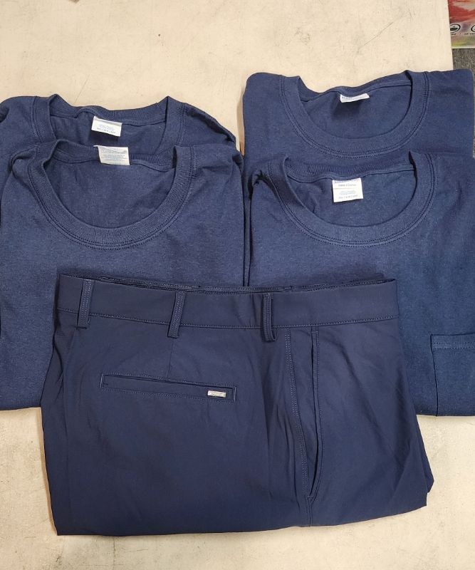 Photo 1 of FINAL SALE NO RETURNS LOT OF 5 PCS MEN'S PLUS CLOTHING ALL SIZES