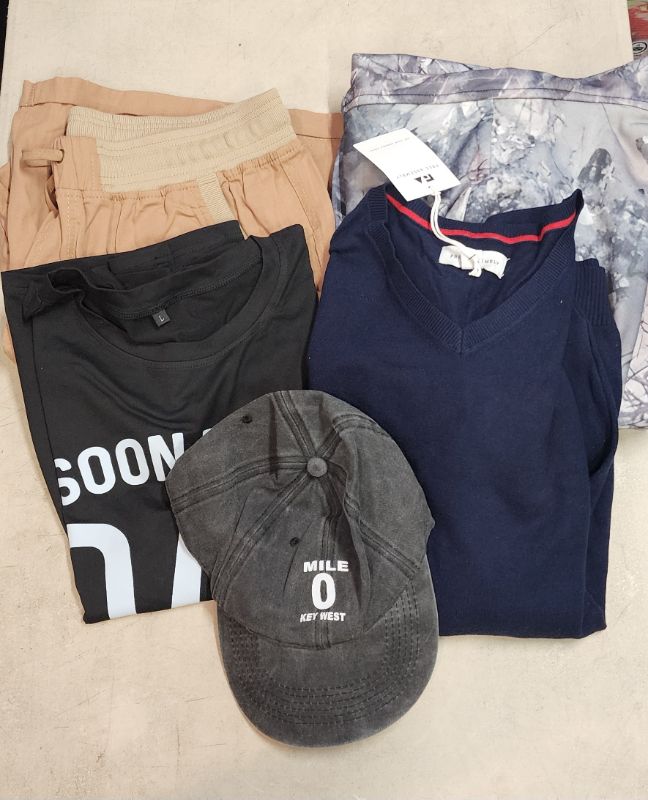 Photo 1 of FINAL SALE NO RETURNS LOT OF 5 PCS MEN'S CLOTHING ALL SIZES