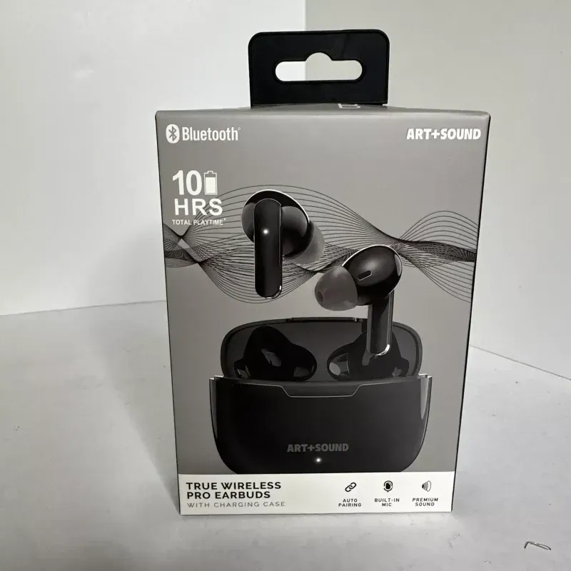 Photo 1 of True Wireless Earbuds. 10 Hours Playtime - When you're on the go, you want an earbud that's going to be comfortable and reliable. That's why we designed these true wireless earbuds to be just the thing for you. Our earbuds are made from durable materials 