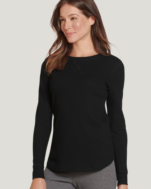 Photo 1 of SIZE M WAFFLE KNIT WOMEN'S LONG SLEEVE CREW