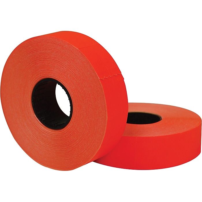 Photo 1 of Garvey Two-Line Pricemarker Labels Red 6000 Labels/Roll 6 Rolls/Pack