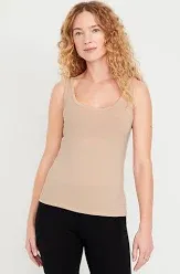 Photo 1 of SIZE L WOMEN'S SEAMLESS TANK TOP BEIGE