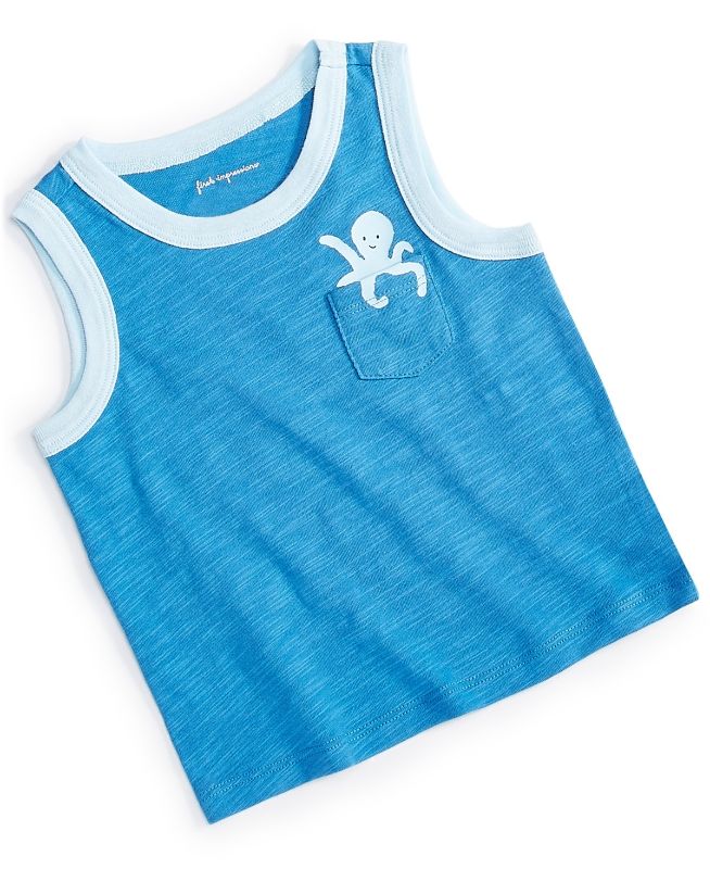 Photo 1 of 12 month First Impressions Baby Boys Octopus Friend Graphic Pocket Tank Top
