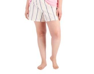 Photo 1 of 1X Jenni Plus Size Woven Cotton Pajama Shorts,