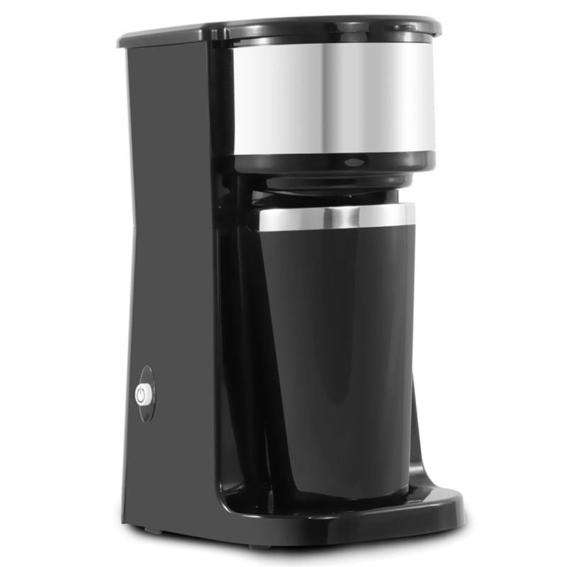 Photo 1 of Elite Cuisine EHC150 Personal Coffee Maker with Stainless Travel Mug, Black