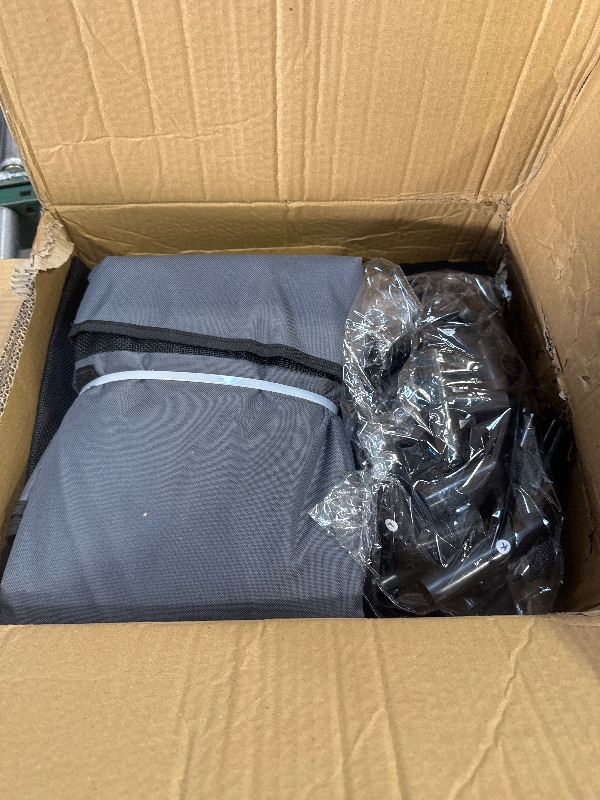 Photo 1 of 48" Dog House for Outdoor Indoor, X-Large Dog Houses Weatherproof 600D PVC with 8.5" H Textilene Elevated Dog Bed Breathable, Easy to Clean, Dog House Max 200lbs