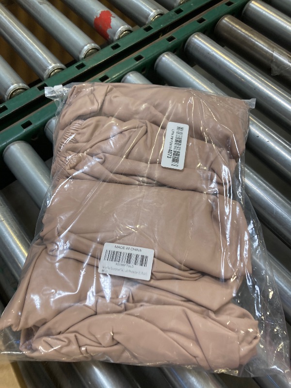 Photo 1 of Deisy Dee Waterproof Leather Dining Room Chair Covers for Parson Chair Protector (4, Khaki)