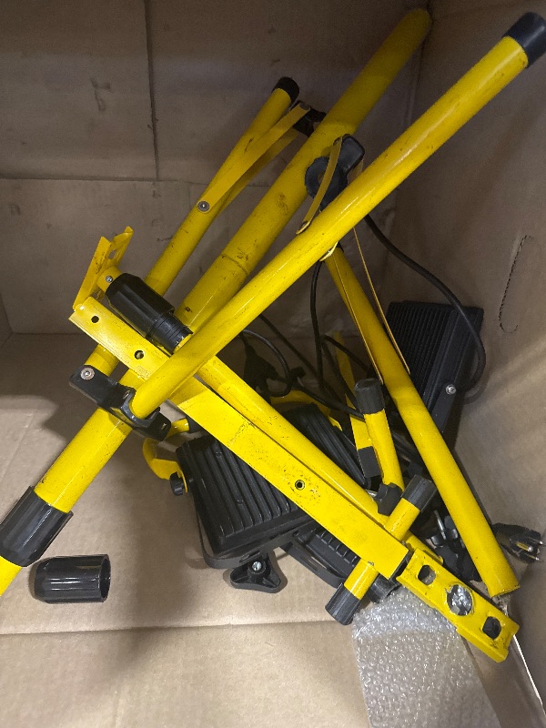 Photo 1 of 22000 Lumen Work Lights with Stand, 3 Head Portable LED Work Light, with Adjustable&Foldable Tripod Stand, IP66 Waterproof Lamp for Outdoor Indoor Job Site Workshop Garage Construction Site Lighting