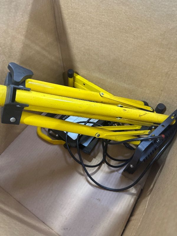 Photo 1 of 22000 Lumen Work Lights with Stand, 3 Head Portable LED Work Light, with Adjustable&Foldable Tripod Stand, IP66 Waterproof Lamp for Outdoor Indoor Job Site Workshop Garage Construction Site Lighting