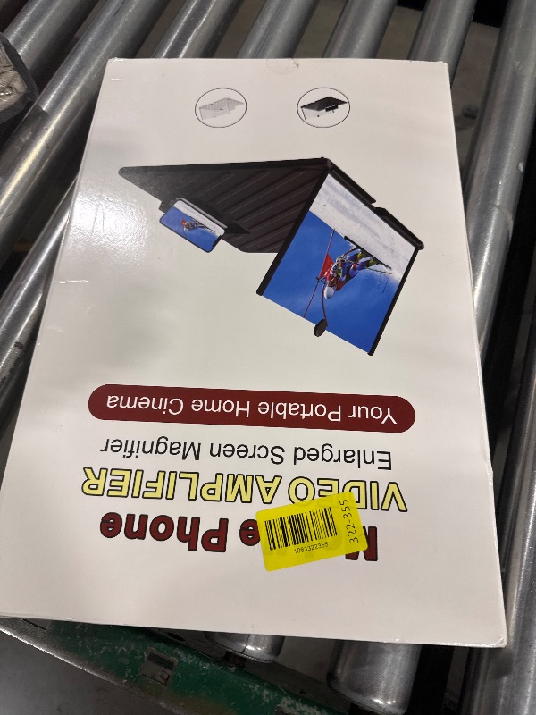 Photo 1 of 20 inch Screen Magnifier for Smartphone,3D HD Screen Expanders for Movies, Videos, and Gaming, Screen Magnifier with Adjustable Angle Design Amplifier Desktop Magnifying for Seniors Reading (Black)