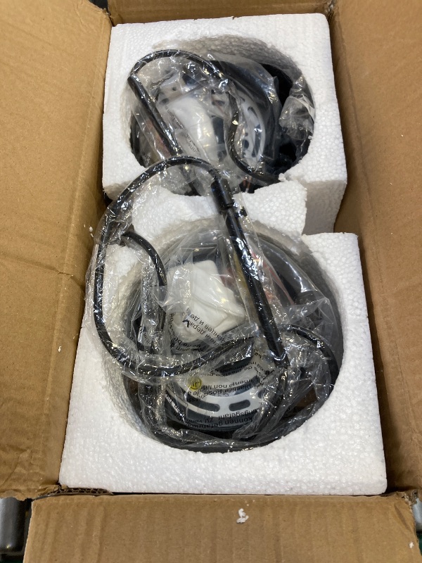 Photo 1 of Mccokaige 6 Inch Black 2 Pack Mid Century Modern Pendant Light Pendants for Kitchen Island Frosted Milky White Glass Globe Height-Adjustable Modern Hanging Globe Pendant Light for Bedroom (Bulb Incl)