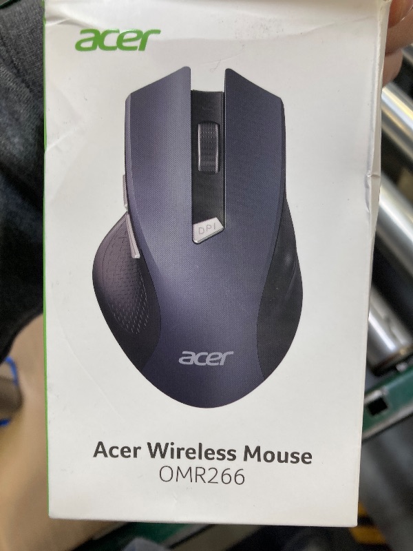 Photo 1 of acer Wireless Mouse for Laptop, 2.4GHz Computer Mouse 3 Adjustable DPI Office Cordless USB Mice with USBA Receiver, 6 Buttons, 1600 DPI, Medium to Large Sized Hands Compatible with PC, Laptop, Desktop
